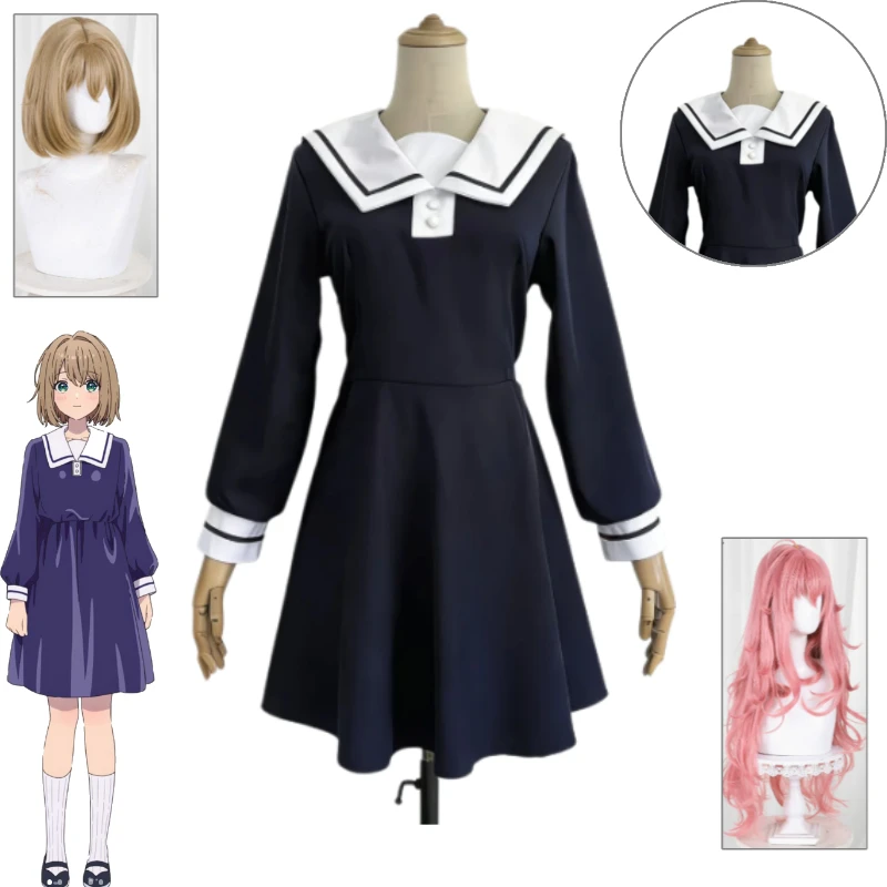 

Yume Mugen Shina Mimi Cosplay Costume I Want to Love You Till Your Dying Day Hopeless Military School Blazer Skirt Set