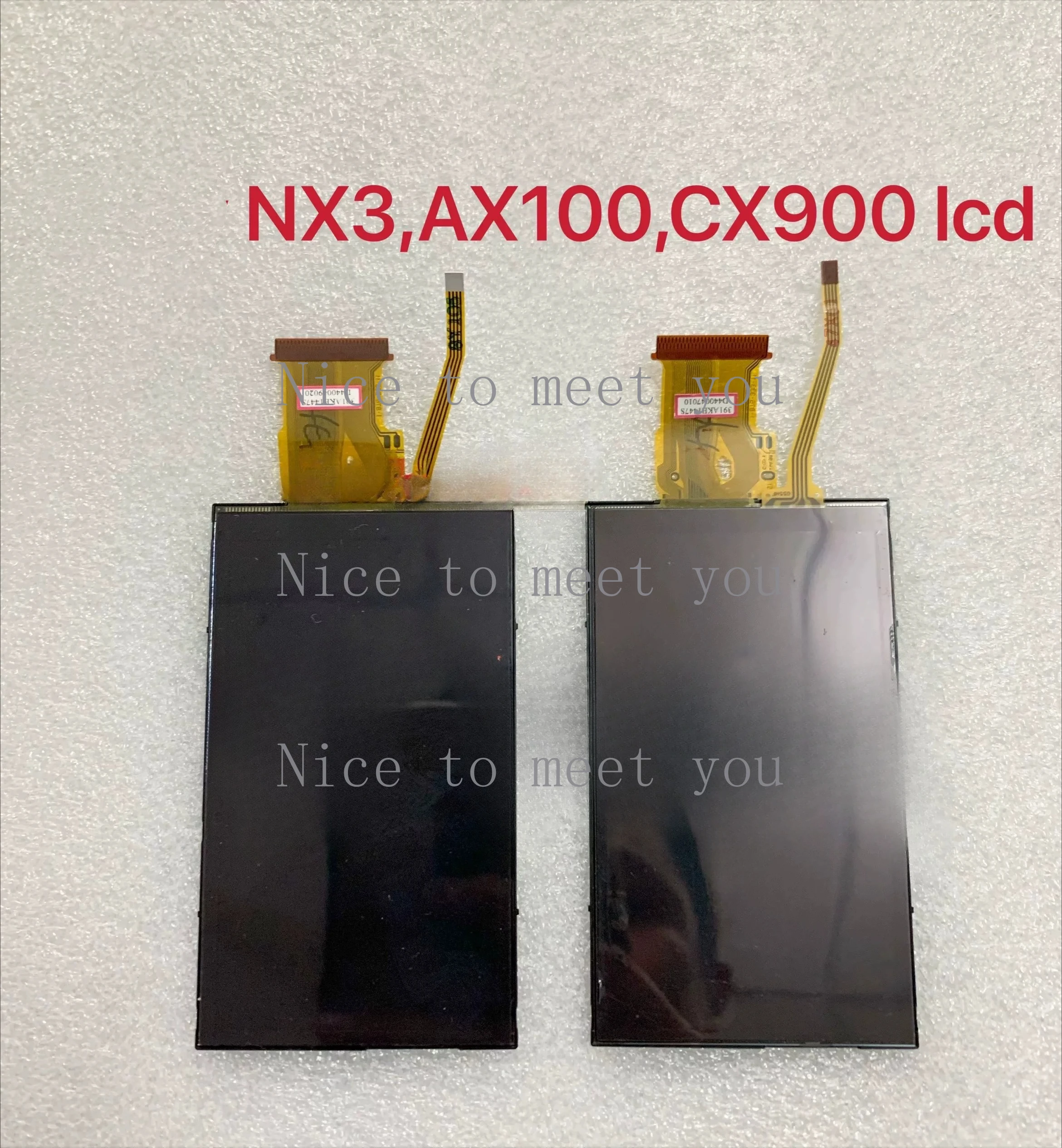 Para Sony HXR-E NX3, NX5, CX900, AX100, T700, T900, Display, Tela LCD