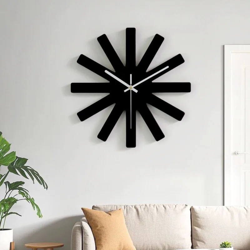 Luxury Digital Clock Wall Living Room Restaurant Round Fashion Design Creative Wall Clocks Bedrooms Reloj De Pared Wall Decor