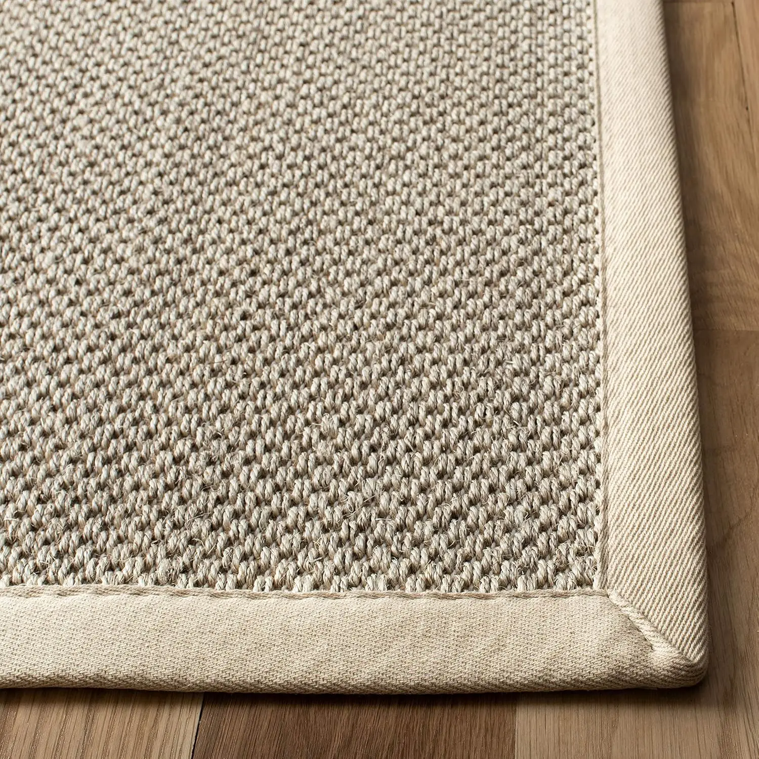 Border Sisal Design, Easy Care, Ideal for High Traffic Areas in Living Room, Bedroom (NF143C)