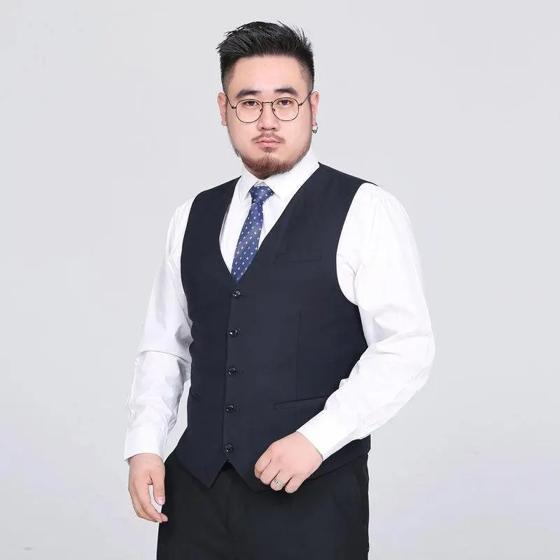 Spring M701305 large size fat groom suit vest men's suit business casual professional formal wear Korean vest vest