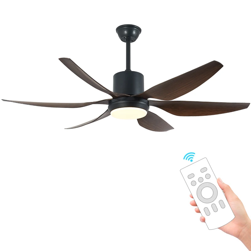 Model 801 66inch Modern Air Cooling Fan With Light Remote Control Plastic Material For Household Use
