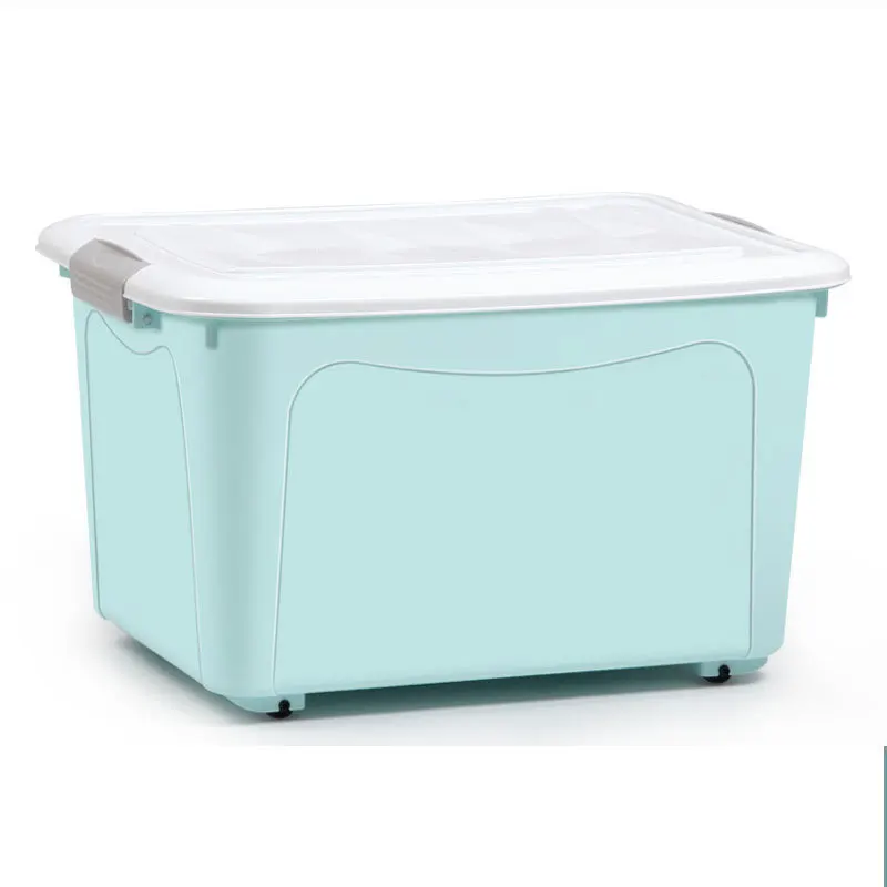 Boîte de rangement en plastique extra large, vente en gros, super capacité pour une organisation ultime