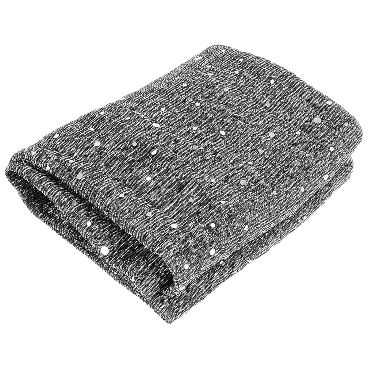 1Pcs Glitter Silver Muslim Hijab Adjustable Neck Cover Scarf Grey for Women Ladies Islamic Ramadan Shawl Muslim Hijab Cap