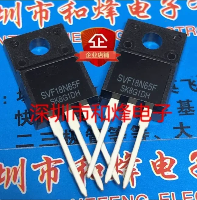 10PCS-20PCS-100PCS SVF18N65F 18A 650V TO220F High Voltage Power MOSFET