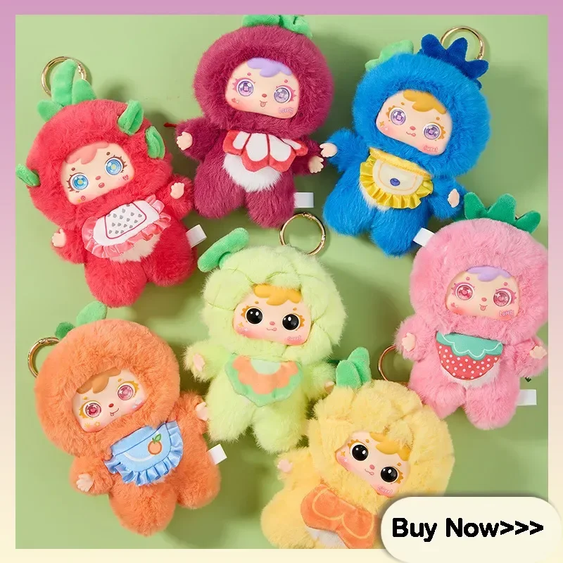 صموئيل عبق الفاكهة الجنة سلسلة صندوق أعمى لطيف الكرتون شعر رفيق دمية رائعة زخرفة مفاجأة صندوق غامض هدية