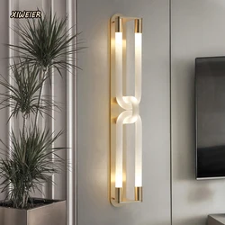 Northern Europe Simple Light Luxury Wall Mounted Lamp Creative Art Bedside Living Room Dining Room Interior Decorative Wall Lamp