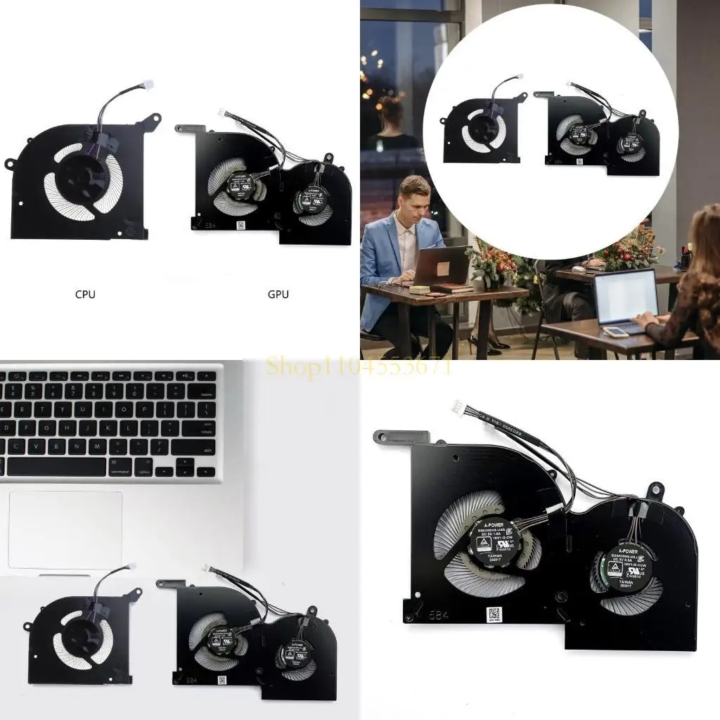 

Best Seller Laptop Cooling Fan for MSI GS66 WS66 10SD 10SE 10SF 5V 1.0A 4 pin 4wire