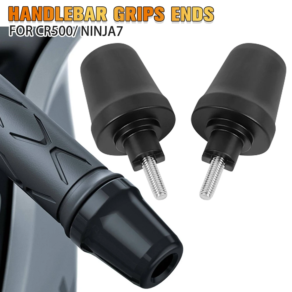 

For KAWASAKI CR500 Ninja7 CR 500 Ninja 7 2024-2025 Handlebar Grips Ends Handle Bar End Plug Cap Slider Counterweight Cover