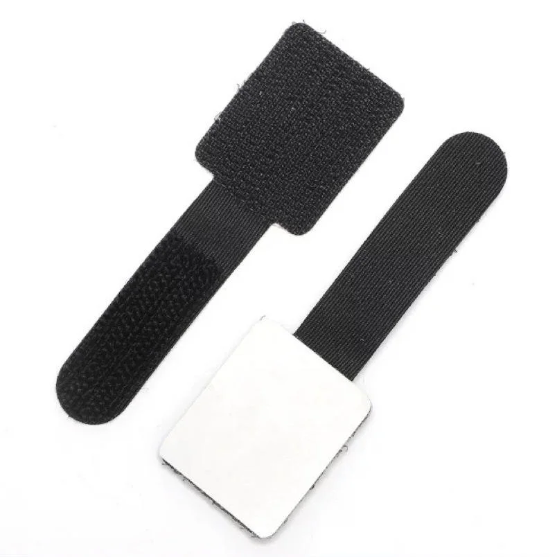 Reusable Cable Ties Fastening Wire Organizer Cord Rope Holder Self Adhesive Adjustable Cord Organizer Straps Desk Management