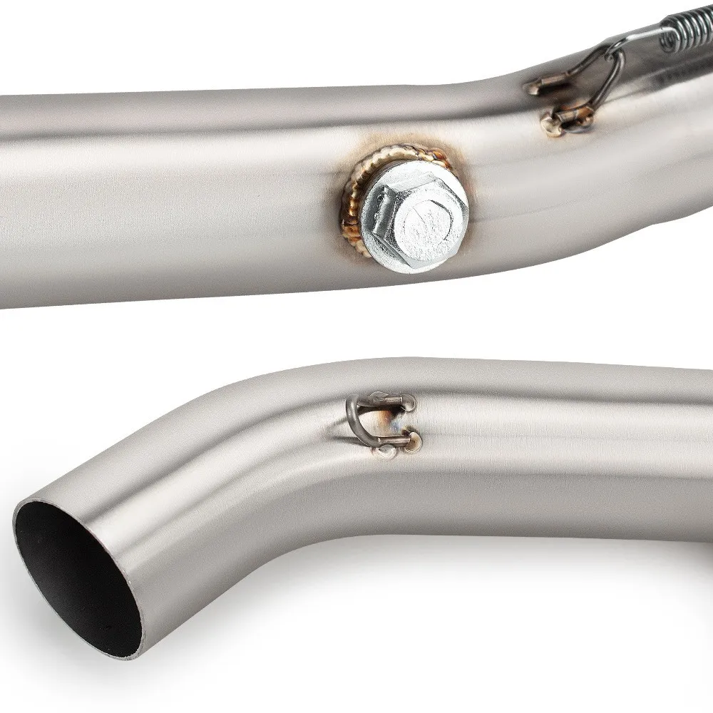Für Yamaha FZ09 MT-09 2020-2020 Auspuff-Vorderrohr Schalldämpfer-Endstücke Komplettes Auspuffsystem Auspuffrohre – Detail 4