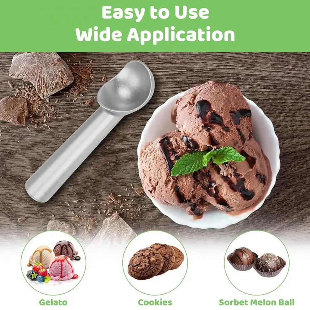Ergonomic Ice Cream Scooper Ice Cream Scoop Set Food Grade Aluminum Alloy Stainless Steel Scoopers with Ergonomic for Desserts