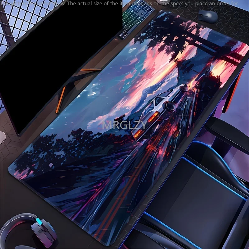 

Future Style Car Design Mouse Pad Large Rubber Anti-slip PC Desk Accessories Mousepad for Office & Gamer Keyboard Mats Decor Mat