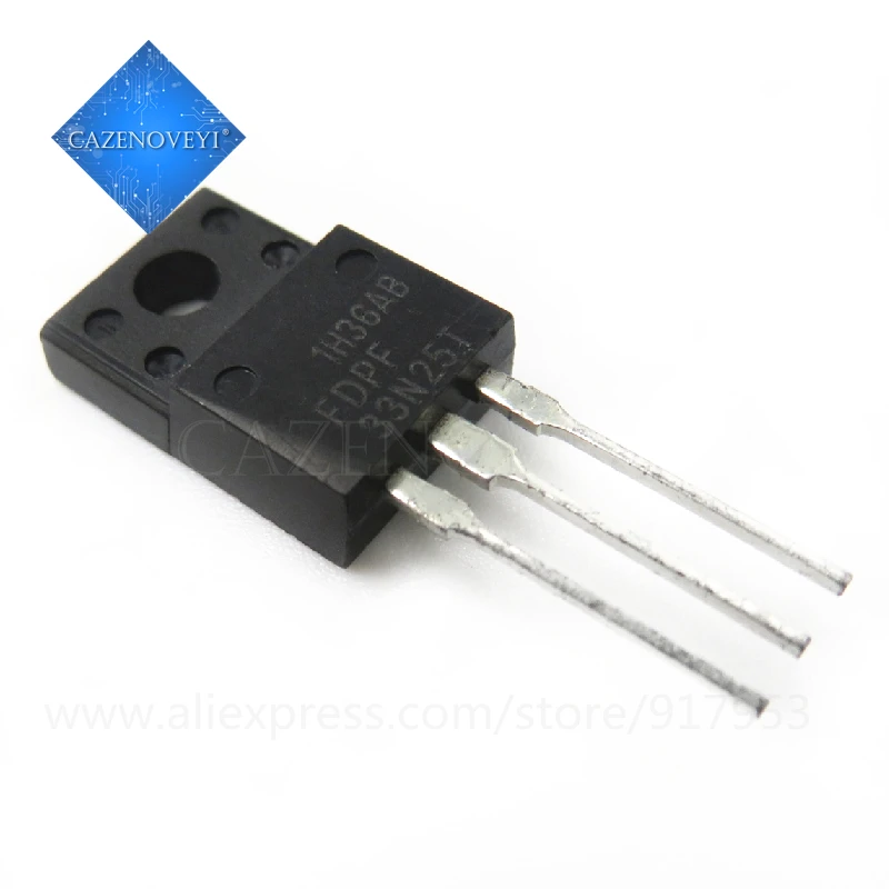 10pcs/lot FDPF33N25T FDPF 33N25T TO-220F In Stock