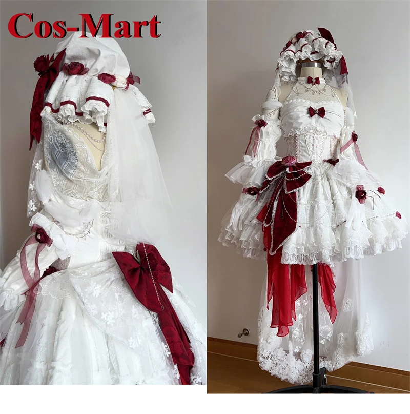 Cos-Mart Game Touhou Project Remilia Scarlet Cosplay Costume Gorgeous Elegant Formal Dress Activity Party Role Play Clothing