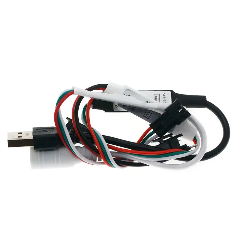 WS2812B WS2811 LED Controller USB Mini 3 keys for Pixel LED Strip Light SP002E LED Light Strip Power Bank TV DC5V-24V Symphony
