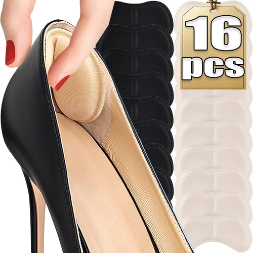 Pegatinas adhesivas para el talón, parche de esponja anticaída para tacones altos, zapatos grandes, almohadillas para el talón para reducir el tamaño, insertos para zapatos para aliviar el dolor