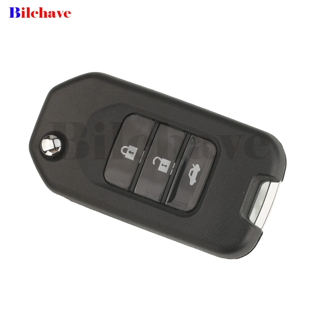 Jingyuqin 2/3BNT Ersatz-Autoschlüsselgehäuse für Honda Civic Accord City CR-V Jazz XR-V Vezel HR-V FRV Spirior JADE – Detail 7