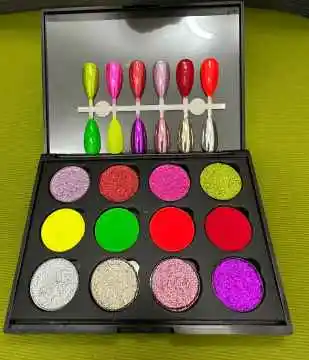 

Цвета World Mix Блестящий блеск для ногтей Косметический пигмент для украшения ногтей для покупателей BR поставляется по Fedex