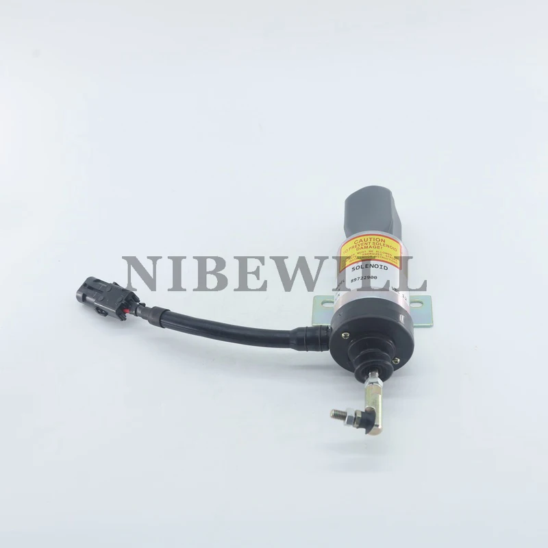 Engine Accessories For Excavator Tractor A650 A750 BH140 BH165 Engine Shutdown Solenoid Valve 89722900 12V