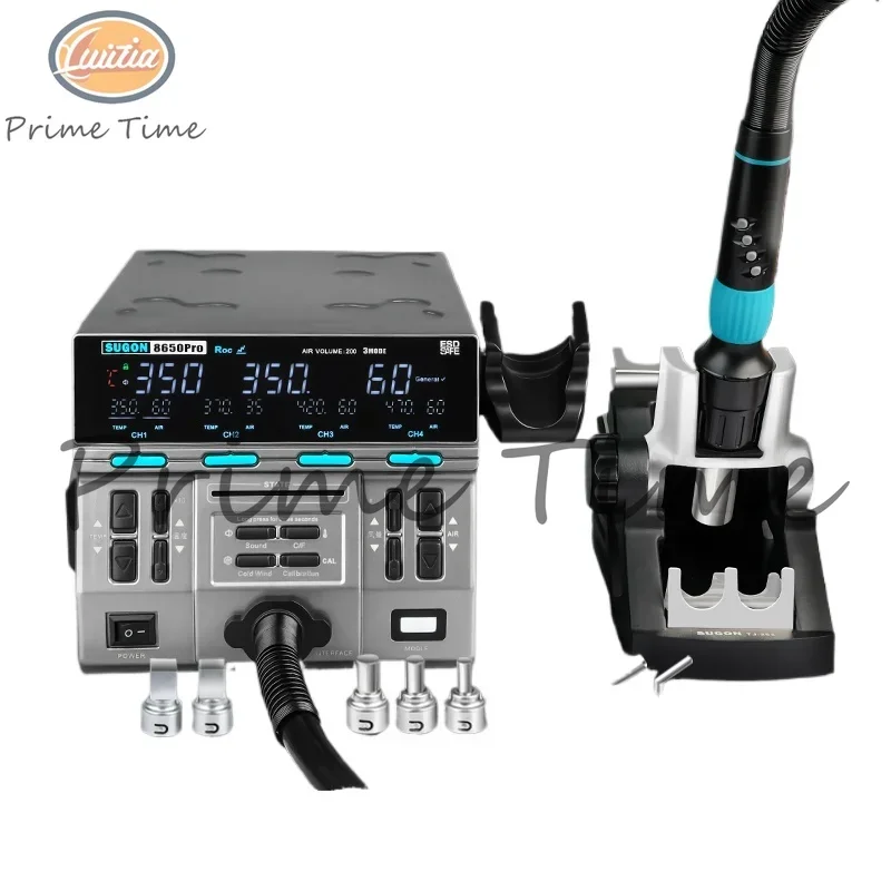 

Original SUGON 8650 heat gun welding table 3Mode mobile phone repair main board chip dismantling table