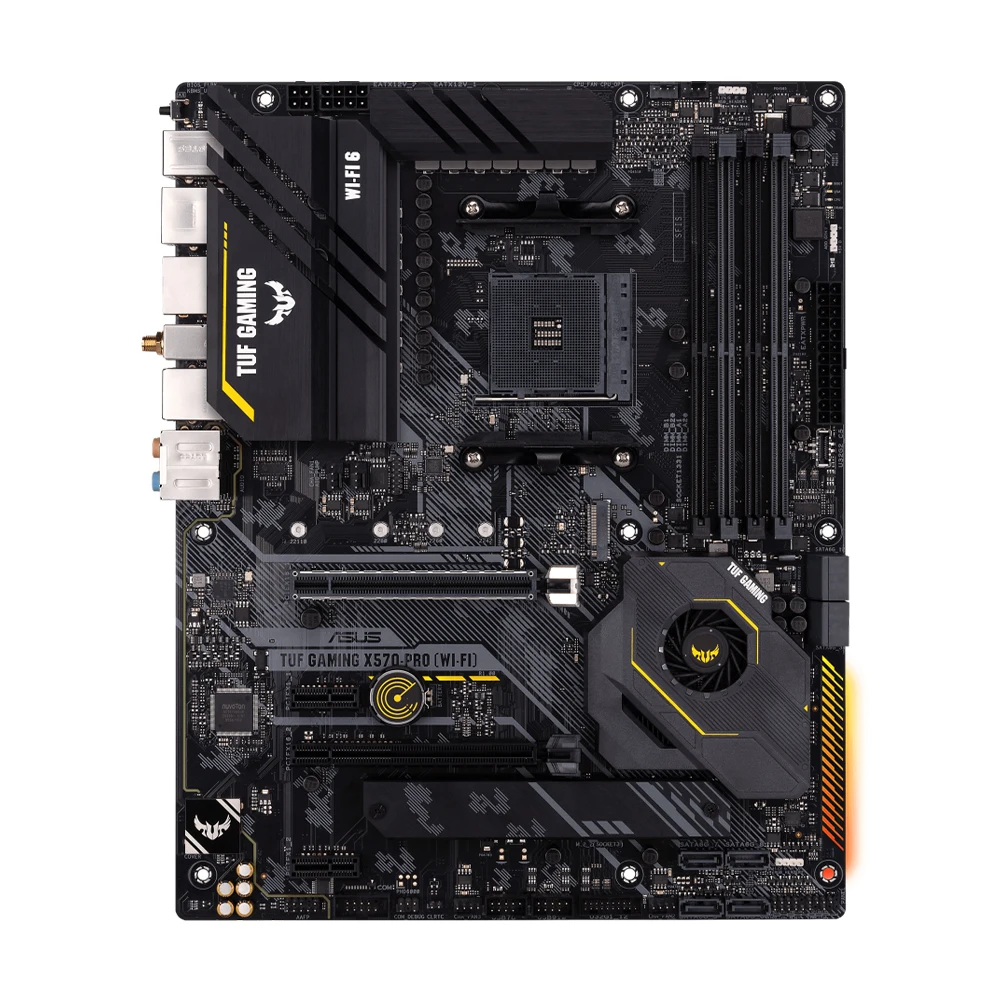 ASUS TUF Gaming X570-PRO (WAP FI) Prise en charge de la carte mère Ryzen 9 5900X Ryzen 7 5700 R5 5600 CPU 4xDDR4 touristes M.2 NVcloser HDMI PCIe 4.0