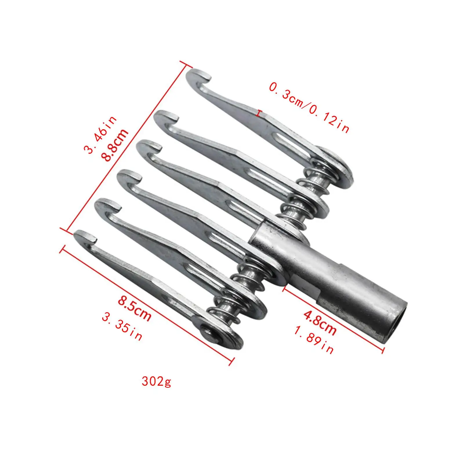 Pulling Claw for Slide Hammer M16 Thread Pulling Claw Paw Automotive Sheet Metal Tool Attachment Repairing Claw Hook Dent Puller