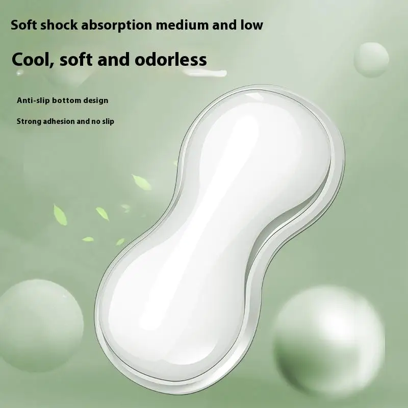 Muismat met polssteun, toetsenbordsteun, antislip siliconen transparante desktop kantoorgameconsole, muispolssteun