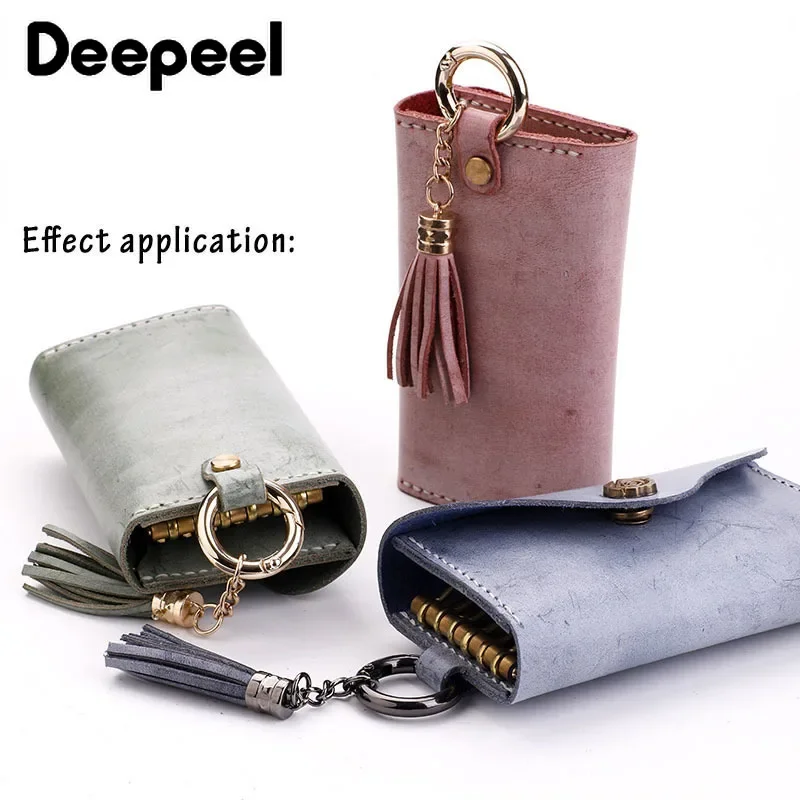 Deepeel-Anneau torique de porte à ressort en métal, porte-clés ouvrable, sangle de ceinture de sac, fermoir à pression, déclencheur de clip, artisanat du cuir, 10-50mm, 5 pièces