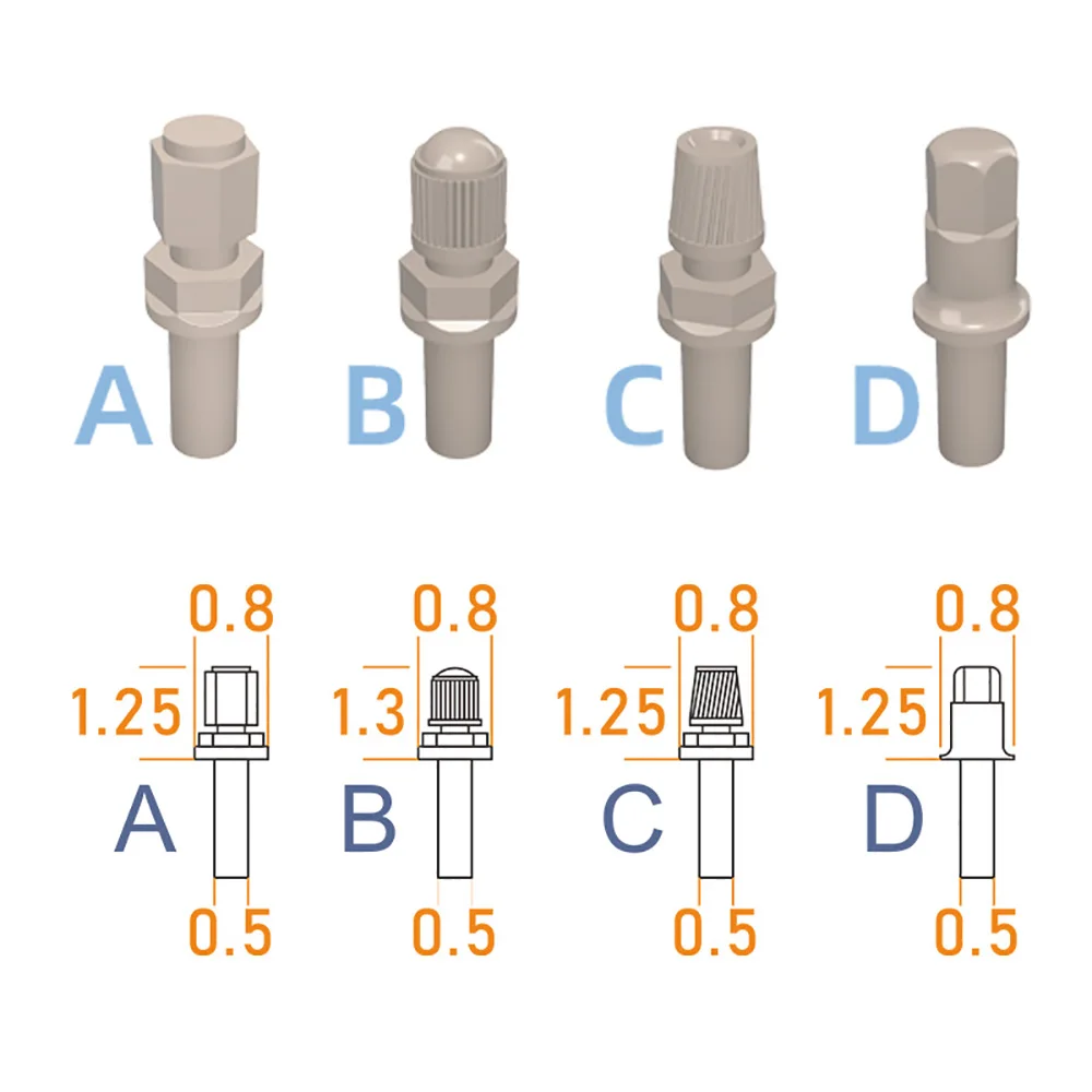 1/24 Model Tool Refined Modified Parts DIY Car Model Tire Nozzles Accessories Production