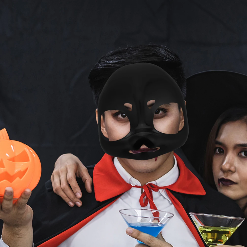 

2 Pcs Mask Dress up Props Clothing Blank Head Costume Plastic Face