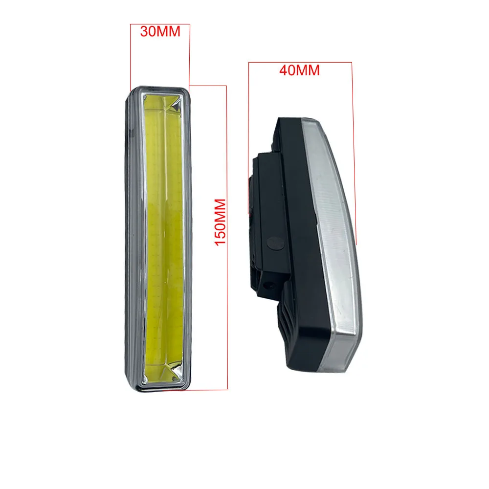 COB mobil LED umum lampu berjalan harian Bar lampu sinyal Model Universal Model pasang