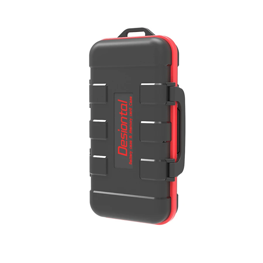 Portable Memory Card Storage Box Protective Hard Case for SD Micro SD TF Cards with Shockproof & Dustproof Design