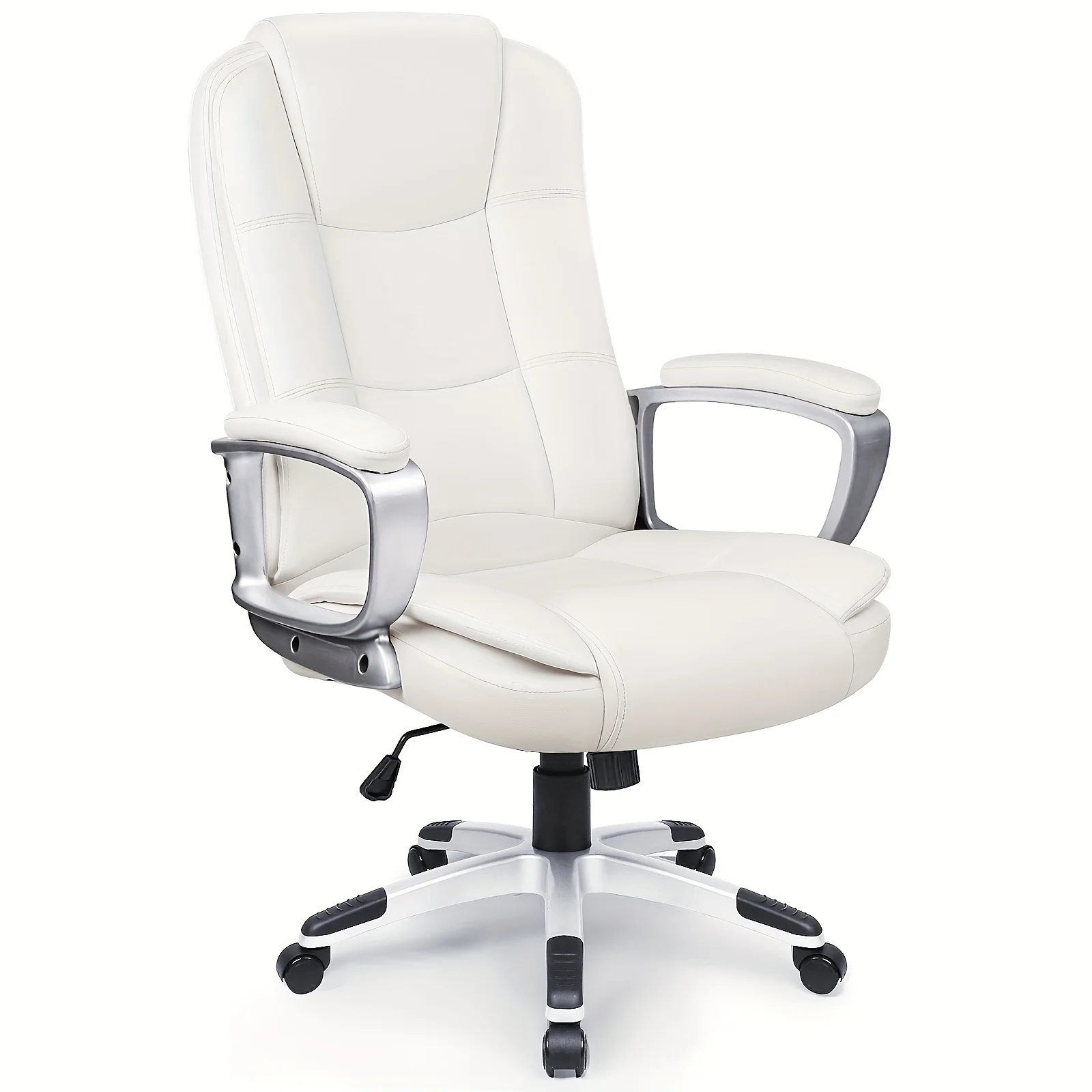 Home Office Desk Chair, 400LBS Big And Tall Computer Executive Chair, Ergonomic PU Leather Chairs with High Back Cushion, Adjustable Armrest &Lumbar Back Support, for Long Time Sitting LODEIJA view 5