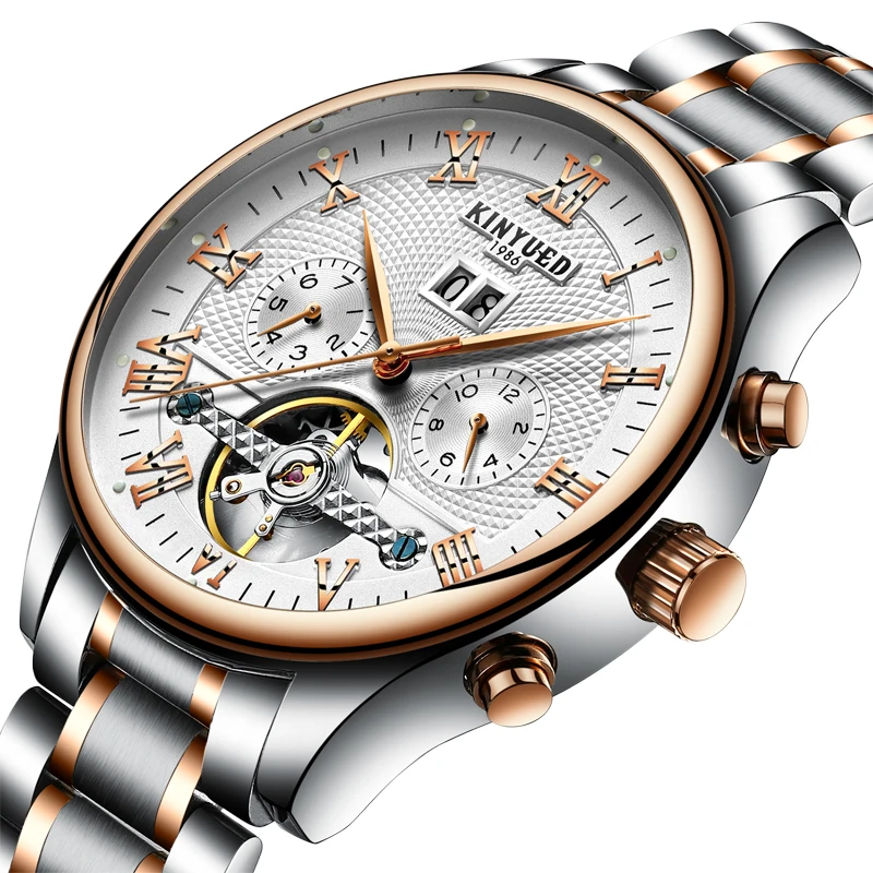 

Oriental Watch High Quality AAA Clock Brand New Top Men's Watch Luxury Multi functional Automatic Mechanical Tourbillon J012-4