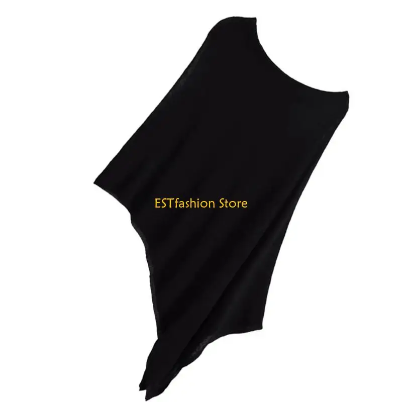 Y5GC Stylish Loose Knit Shoulder Scarf Stylish Fashionable Cover Up For Dresses Jeans Office Cafe Air Conditioning Room