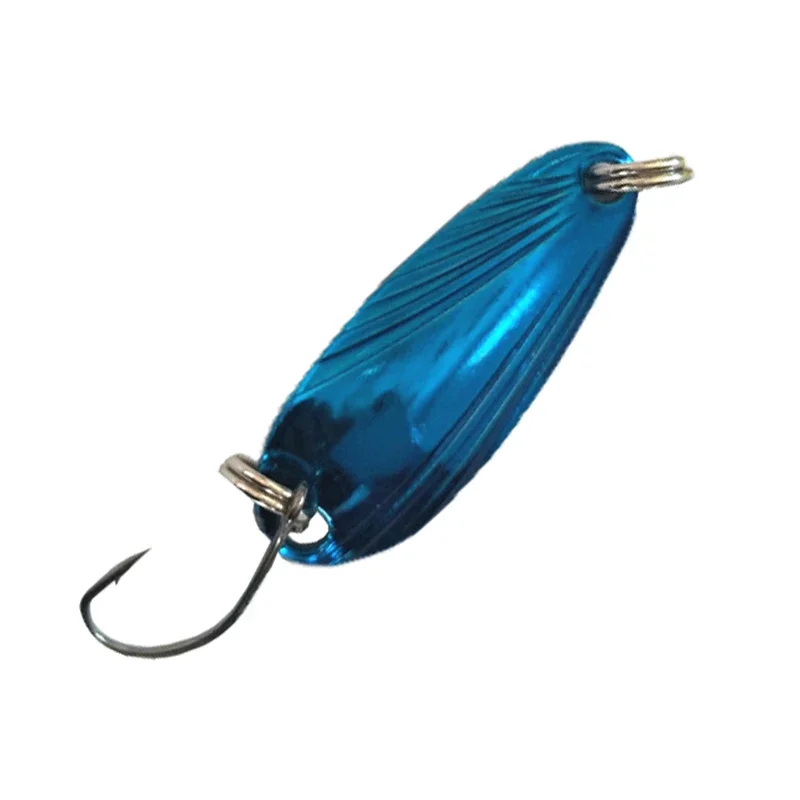 OUTKIT  3.3cm 3.5g artificial spoon lures hard bait spinner bait multicolor 5pcs/lot fishing spoon lure trout lure bass lure