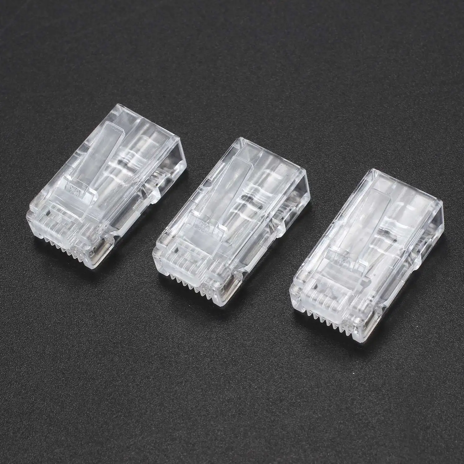 ConnecSpectrum-RJ45 6U CatsnapJack UTP, Plaque ou Passage à Travers les Câbles Ethernet, Prise Réseau RJ-45 100 Pièces