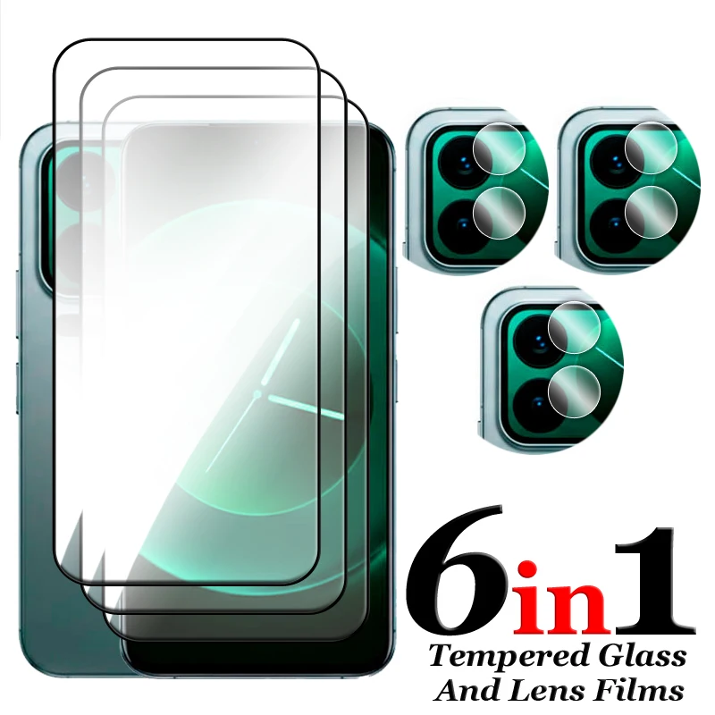 لهاتف Xiaomi 17 Pro Max Glass لهاتف Xiaomi 17 Pro من الزجاج المقسى 2.5D غطاء كامل واقي للشاشة لفيلم عدسة Xiaomi 17 Pro Max