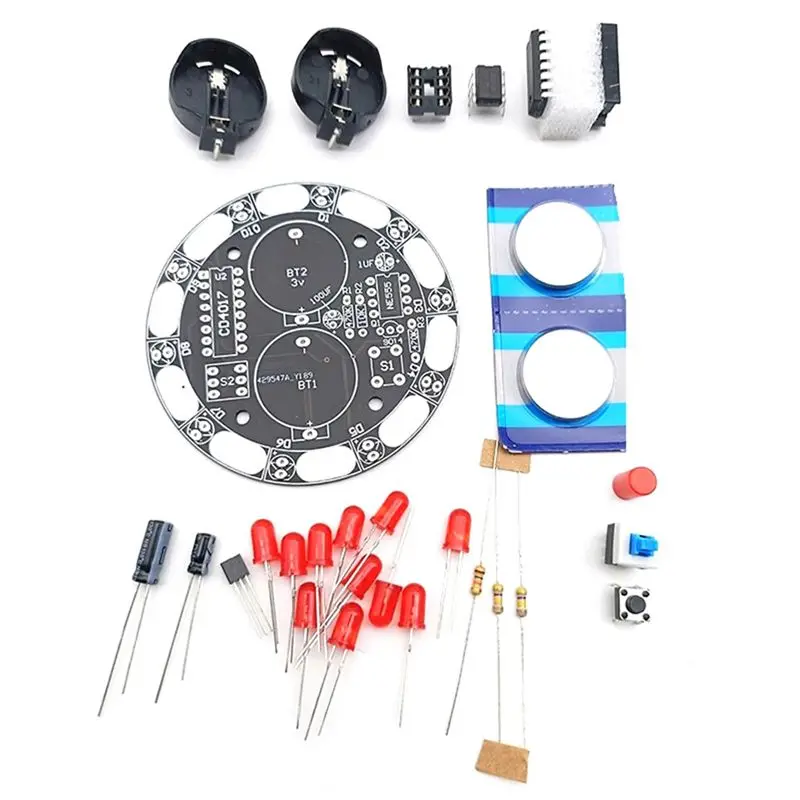 kit-eletronico-diy-a01k-lucky-turntable-led-light-modulo-de-treinamento-para-projetos-de-soldagem-e-aprendizagem