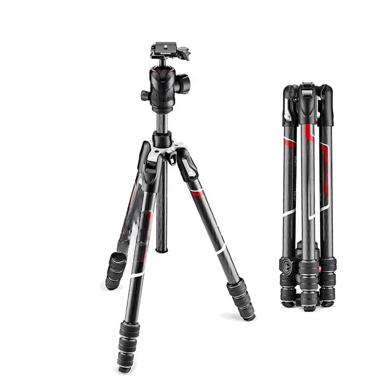 OBMCarbon fiber 4-section travel reflex tripod ball head