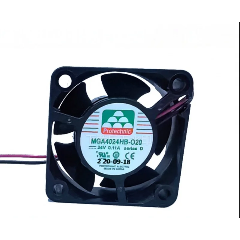 

S+ 1PCS Protechnic MGA0424HB-O20 24V 0.11A 2-Wire Cooling Fan