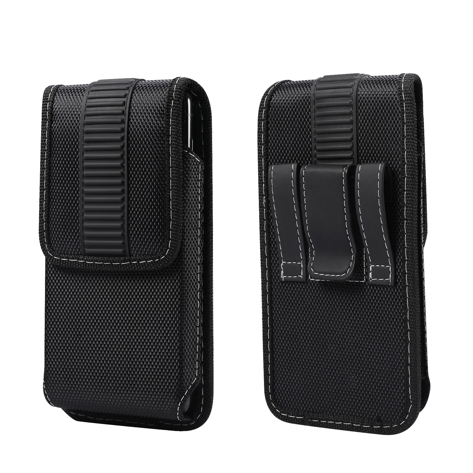 Nylon Belt Clip Phone Case Waist Bag For iPhone 16 15 14 13 Pro Max Samsung S24 S23 S22 Plus Xiaomi Redmi 12 11 10 Holster Pouch