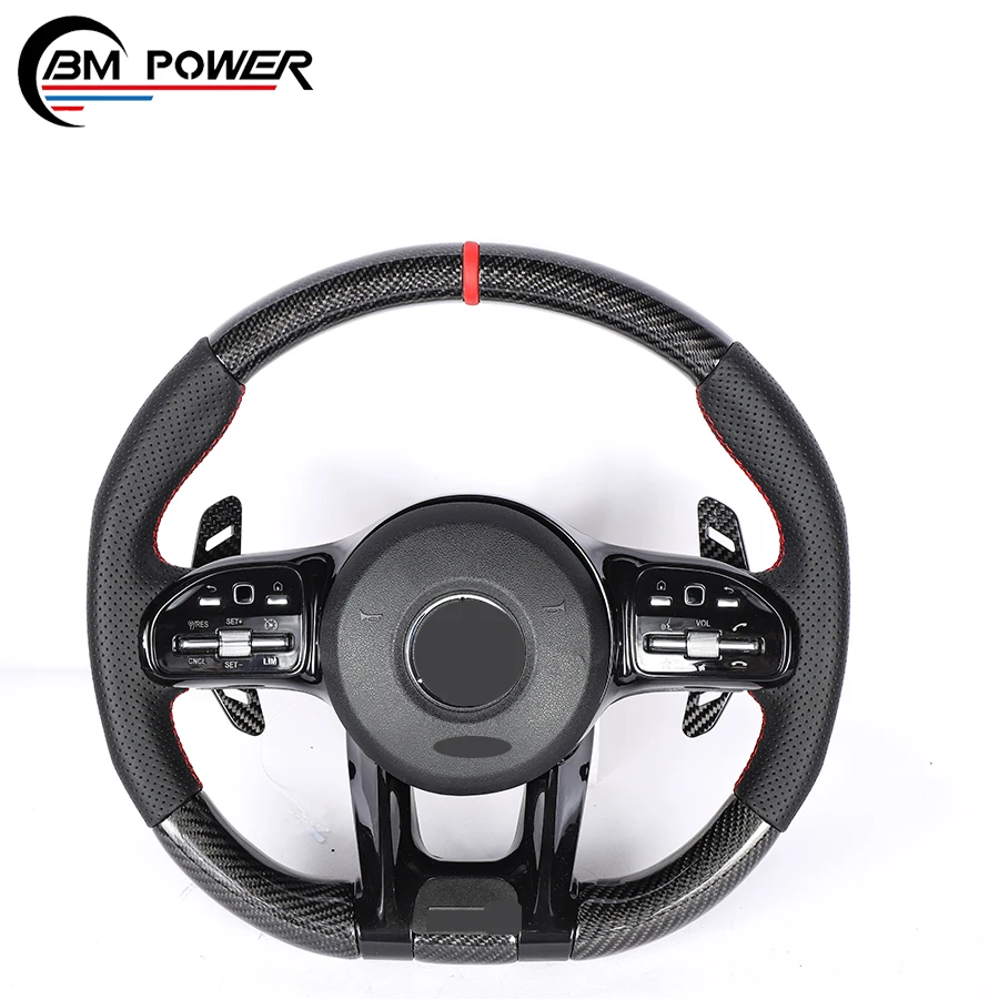 G class universal w464 w463 g500 g350 g65 g63 g550 car steering wheel carbon fiber paddles with KO logo automotive interior part