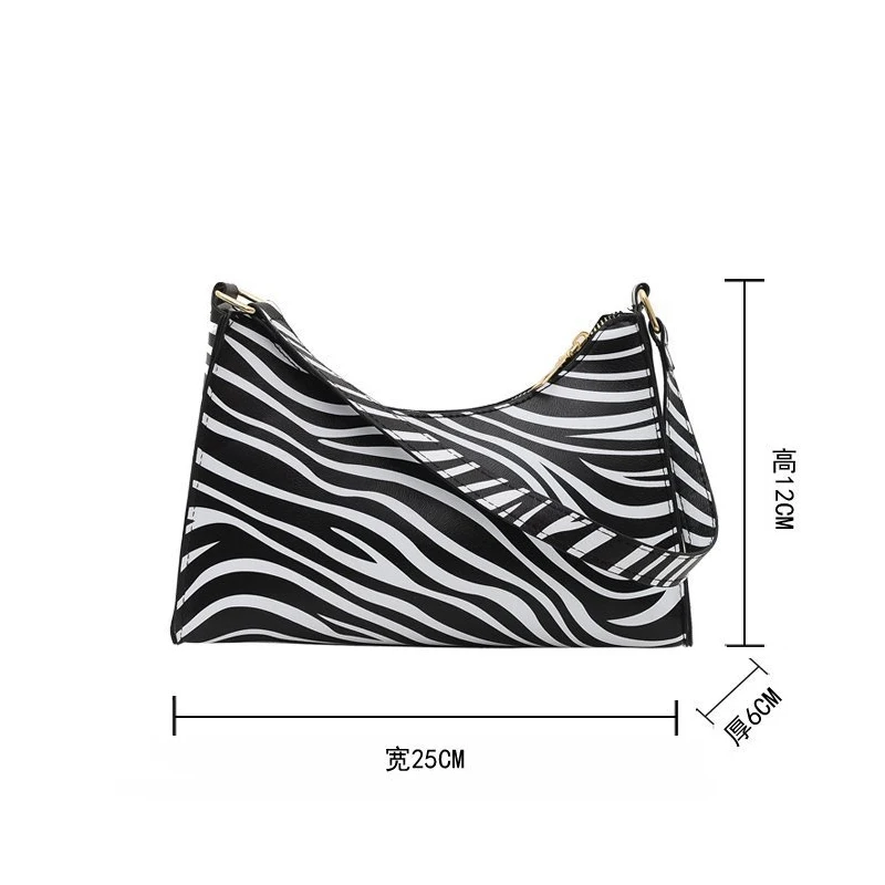 Mode Zebra druck Frauen Luxus Handtasche Pu einfache Achsel Umhängetaschen weibliche tägliche Design Totes Geldbörse Beutel сумка багет