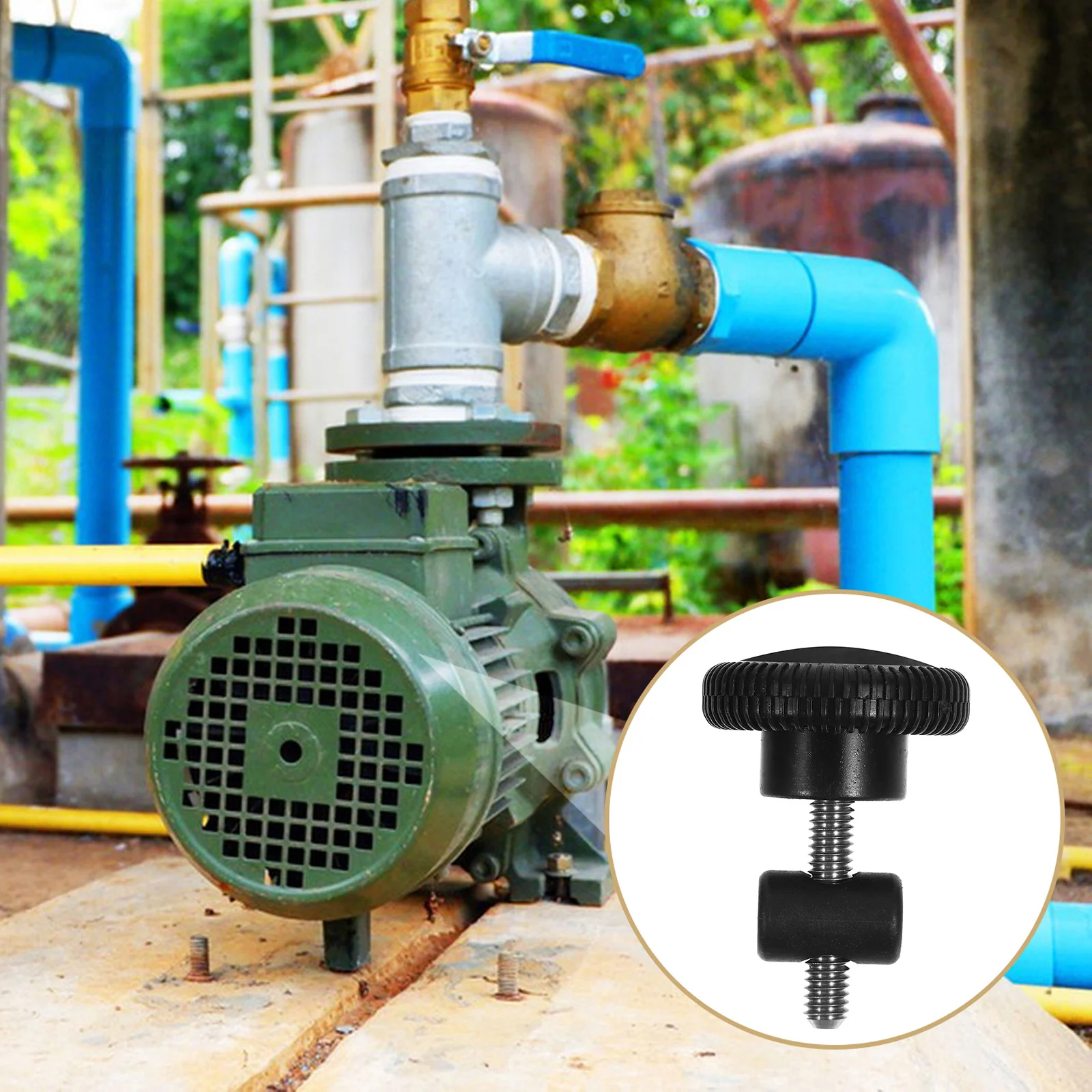 

Sturdy Pool Replacement Part Swivel Knob Abs Steel Compatible With Super Repairing Accessories Gasket For Pump