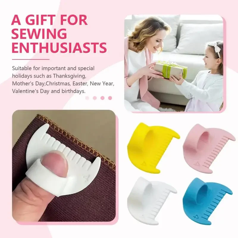 New Munlti-Function Easy Sewing Guide Edge Stitch Lock Finger Ruler Quilting For Tailoring 3mm/4mm Spacing DIY Crafting Tools