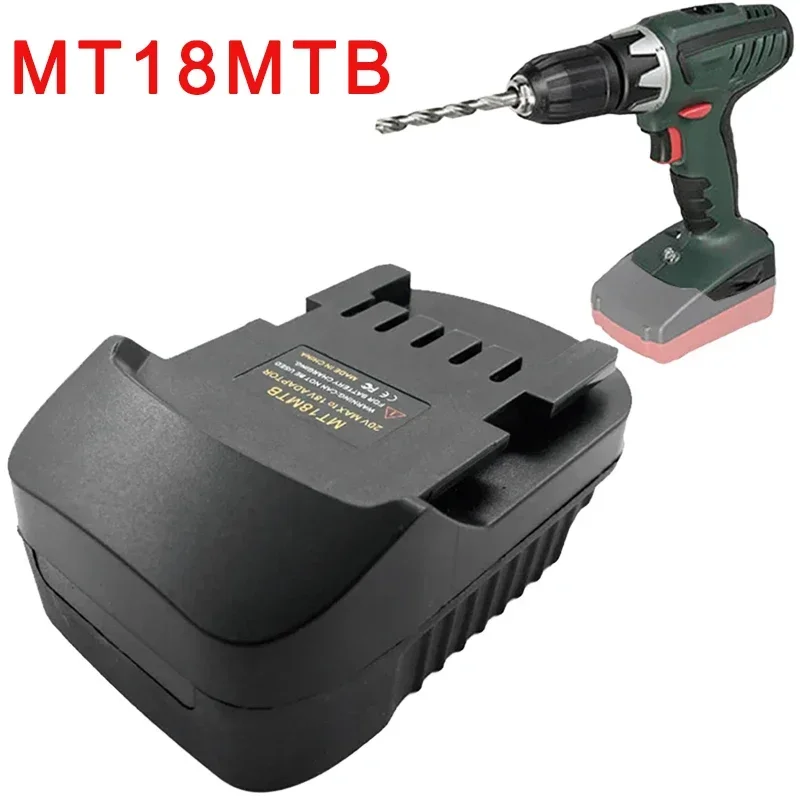 Imagem -05 - Conversor de Adaptador para Makita Dewalt para Bosch Milwaukee Li-ion Battery para Metabo Tool Mt18mtb Dm18mtb Bs18mtb
