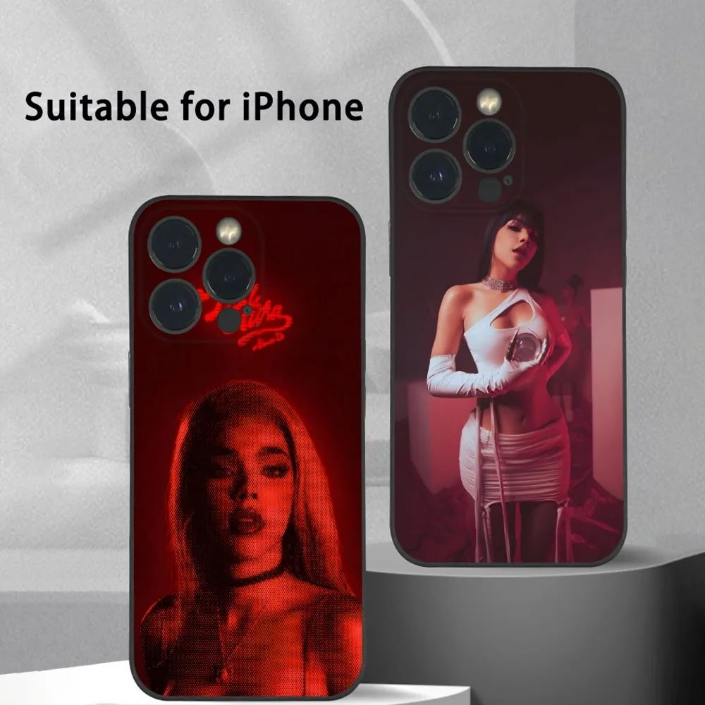 

Singer K-Kenia Os Girl Phone Case For IPhone 16 15 14 13 Pro Max Plus Mini Frosted Soft Shell Funda