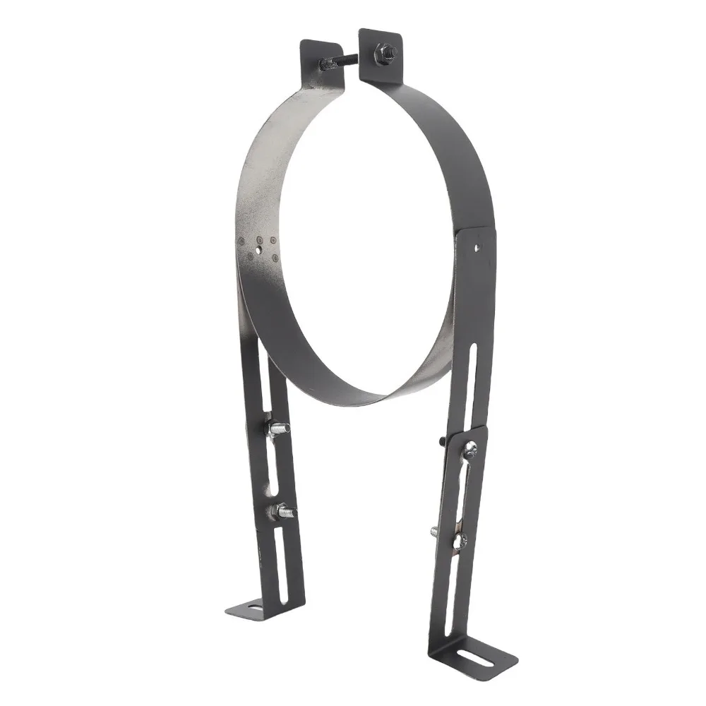 Holder Stainless Steel Chimney Pipe Holder Adjustable Sturdy Chimney Pipe Bracket Stove Pipe Clamp Fireplace